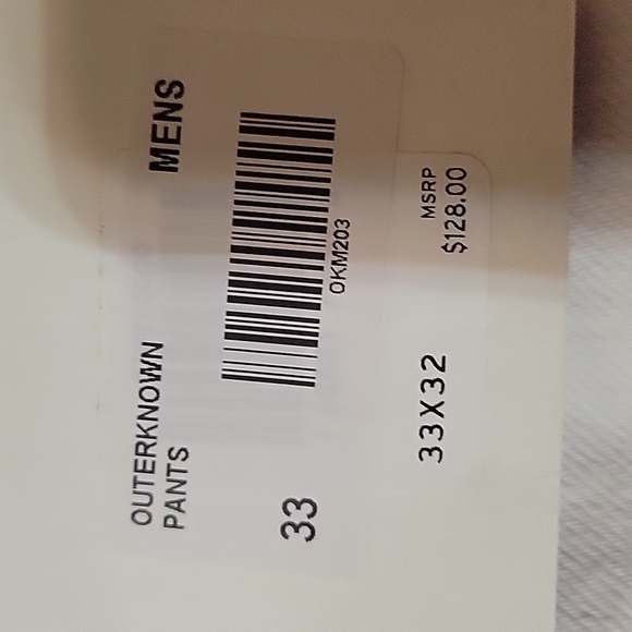 NWT Men's "Outerknown Jeans" ina sick collab. Sz 33x32 beautiful! - Picture 4 of 7